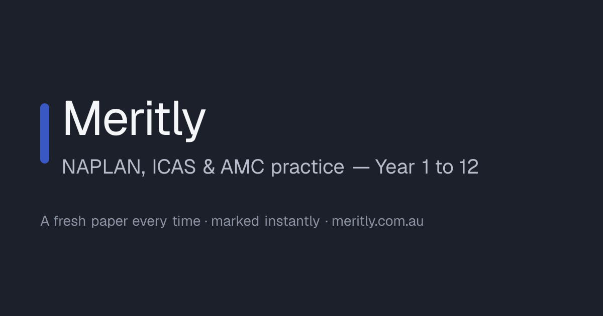 Free ICAS English Paper E Practice (Year 7) | Meritly
